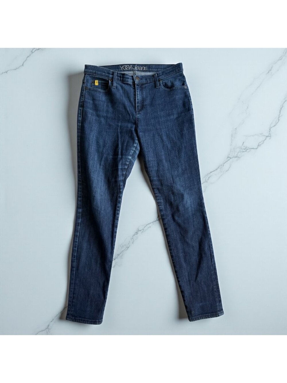 YOGA JEANS Women’s Dark Wash Stretch Skinny Jeans Size 30